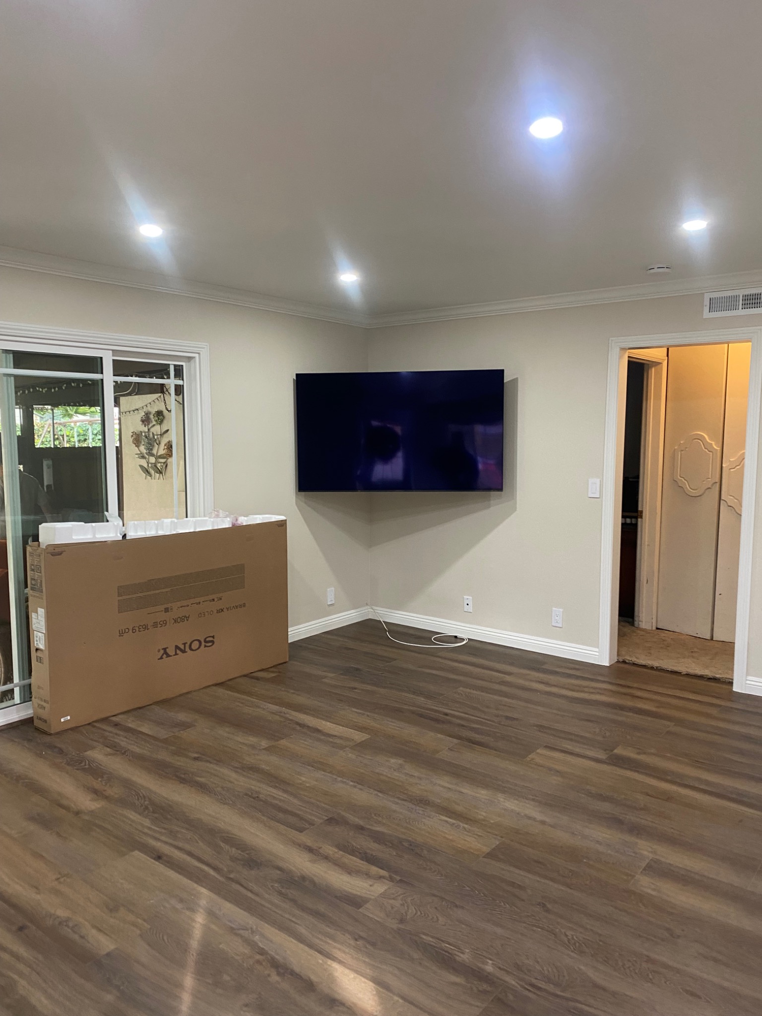 Living room flooring